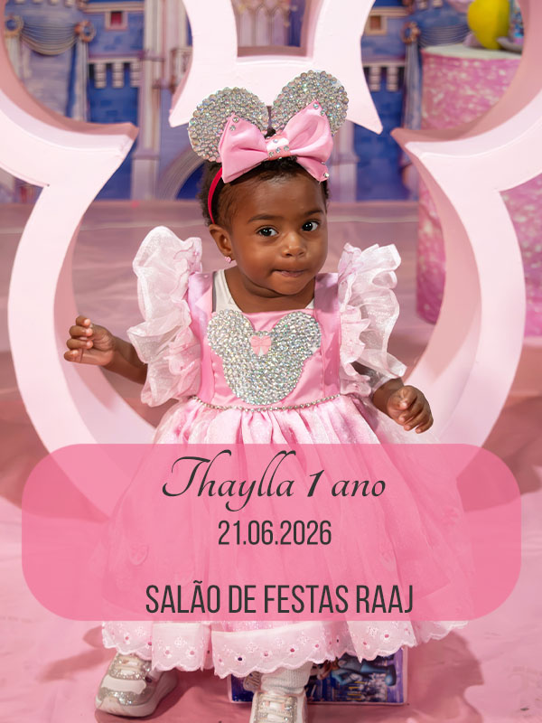 Festa de 1 ano de Thaylla
